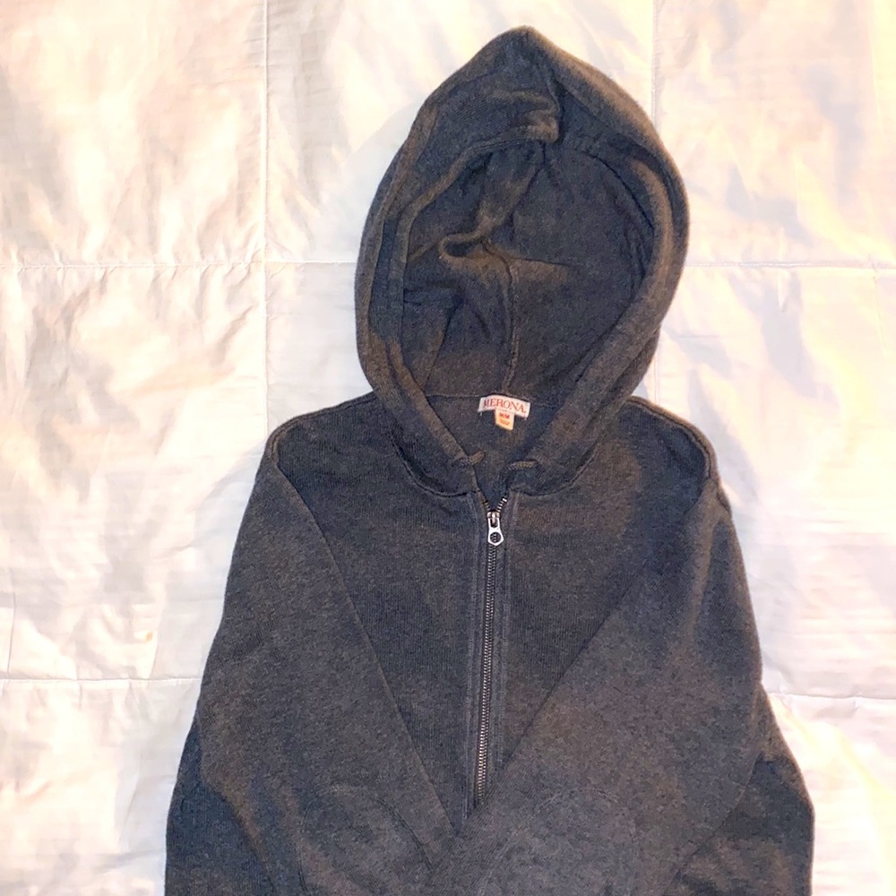 ZIP UP SWEATER HOODIE
